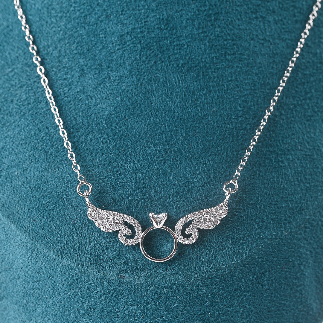 CZ-312 | Angel Wing Necklace