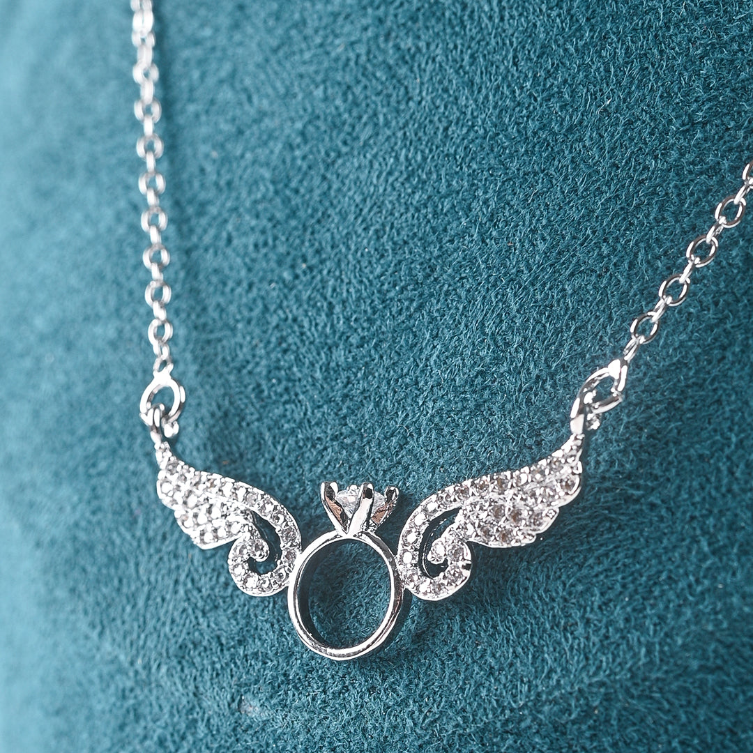 CZ-312 | Angel Wing Necklace