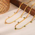 Five Mini Diamond Necklace