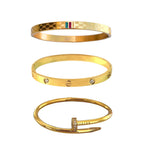 Cartier Nail And Love Bangle With Charm Bangle