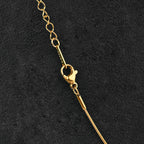 Elegant Heart Link Pendant Necklace – Premium Gold-Tone Jewelry