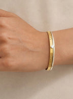 Cartier Center Stoned Bangle