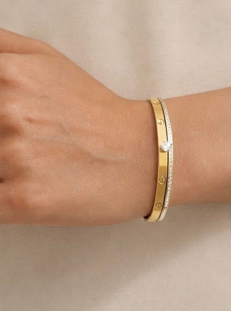 Cartier Center Stoned Bangle