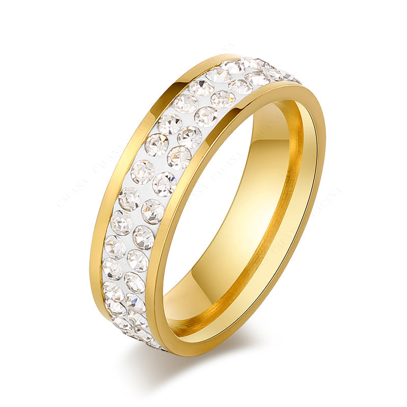 Two Layered Diamond Ring