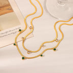 Five Mini Diamond Necklace