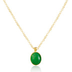 Green Moon Necklace