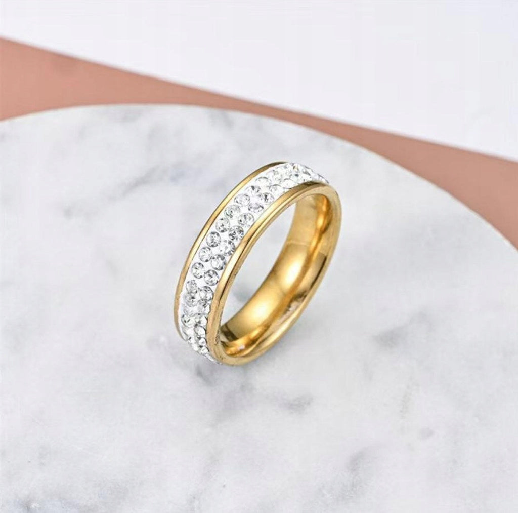 Two Layered Diamond Ring