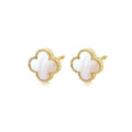 White Clover Earrings