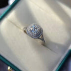 Moissanite Ring (Adjustable)