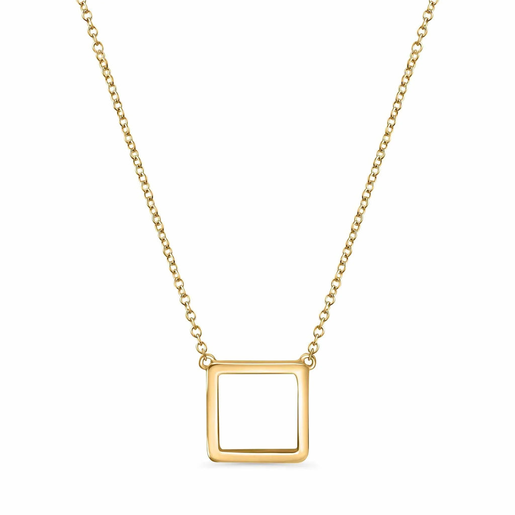 Square Hollow Necklace