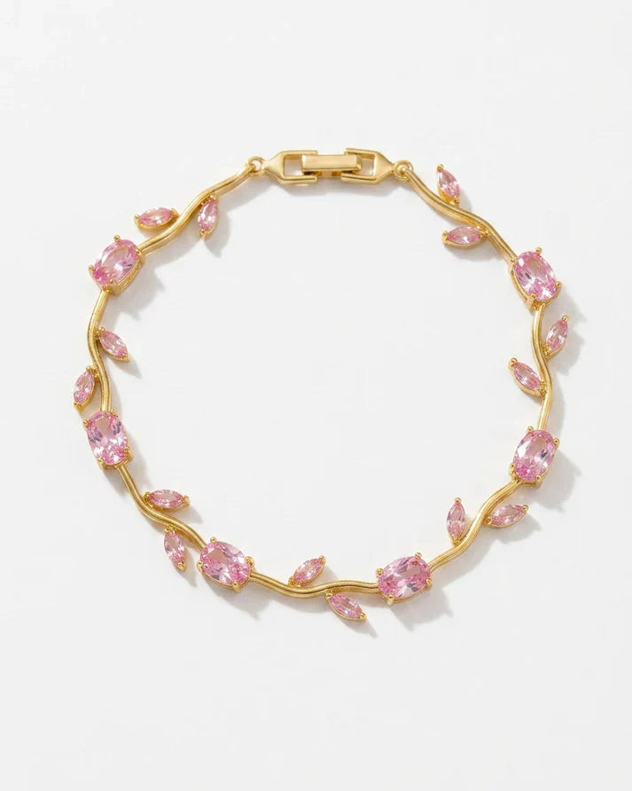 Premium Stainless Steel Diamond Tulip Bracelet With Free Delivery