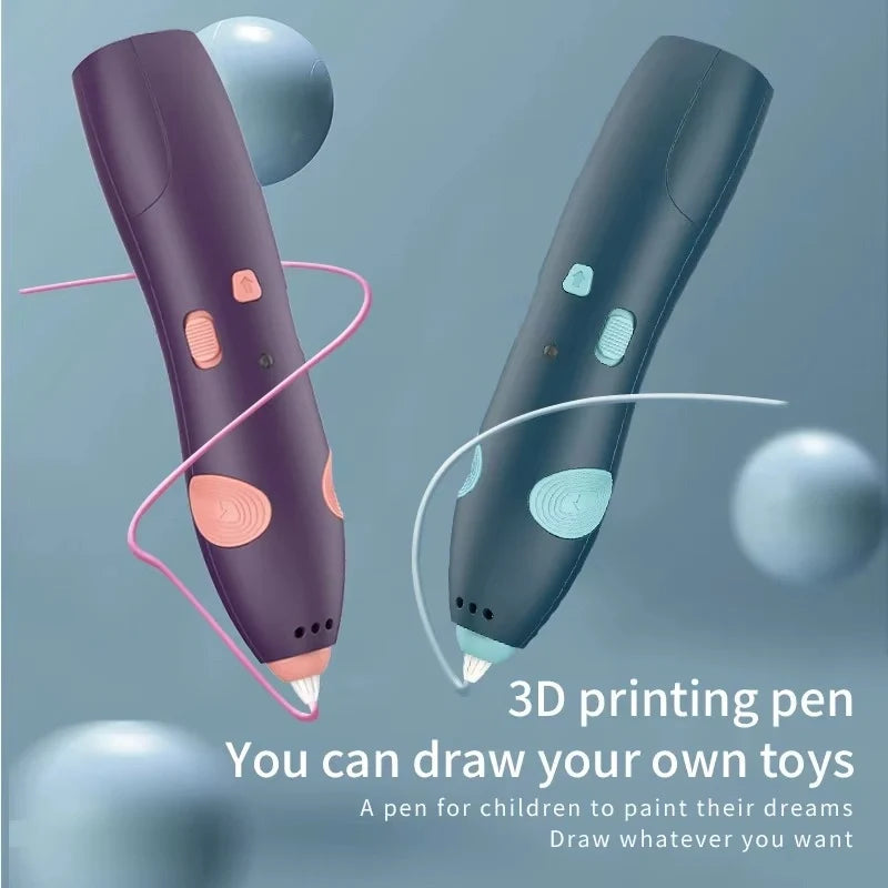 3D Pen for Kids with Colorful Filaments