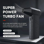 130000RPM Turbo Jet Air Blower – Rechargeable High-Speed Cordless Duster for Car, PC & Home Cleaning
